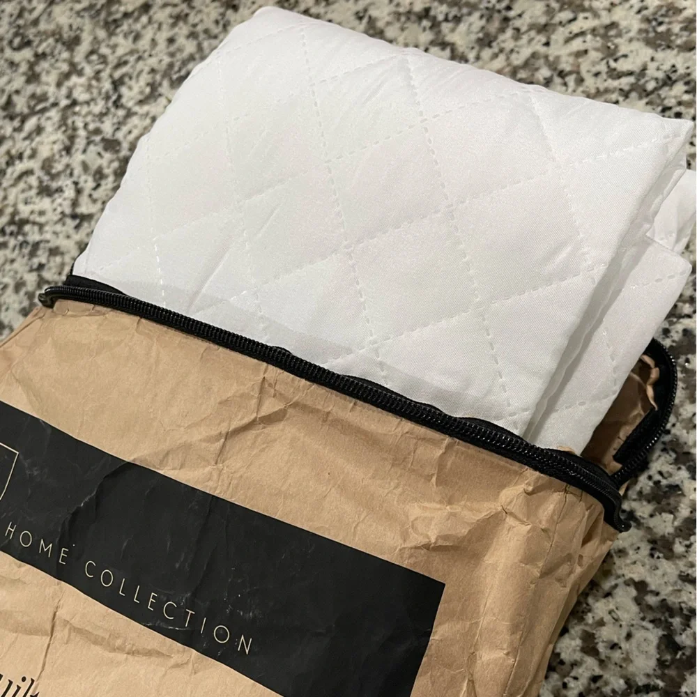 New . . . Ella Jayne Classic Quilted Mattress Protector | White